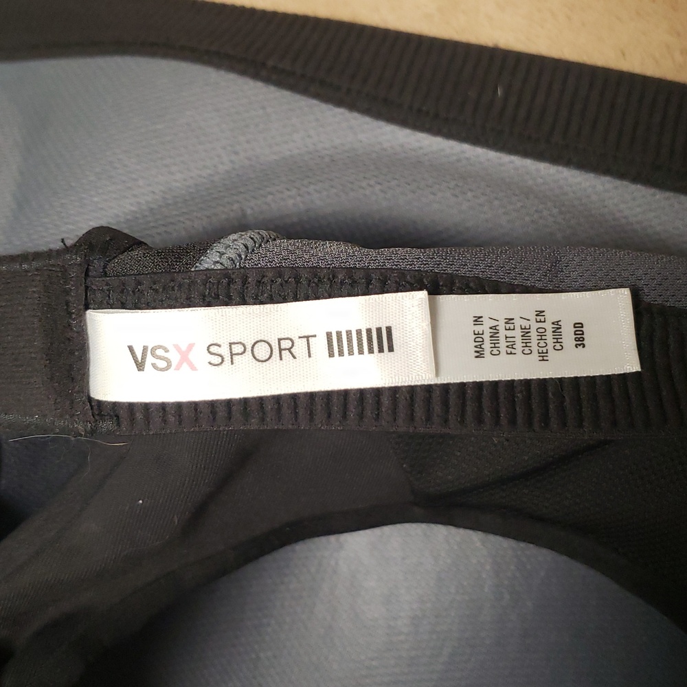 VSX Women's Black Sports Bra - Picture 2 of 3